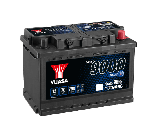 Start-Stop AGM - YBX9000 Akü | İnci GS Yuasa Akü